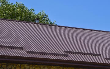 typical Clothall Common corrugated roof uses